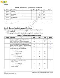 MK21DN512AVMC5R Datasheet Page 16