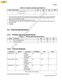 MK21DN512AVMC5R Datasheet Page 17