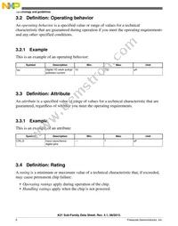 MK21DX256VLK5 Datasheet Page 6