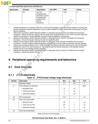 MK22DN512VLH5 Datasheet Page 22