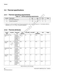 MK22FN128VLH10R Datasheet Page 20