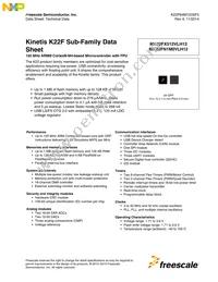 MK22FN1M0VLH12 Datasheet Cover