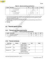 MK22FN1M0VLH12 Datasheet Page 17