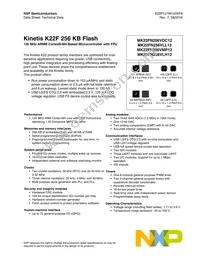 MK22FN256VLL12R Datasheet Cover