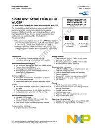 MK22FN512CBP12R Datasheet Cover