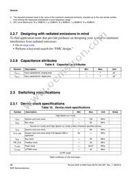 MK22FN512CBP12R Datasheet Page 18