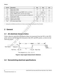 MK24FN256VDC12 Datasheet Page 6