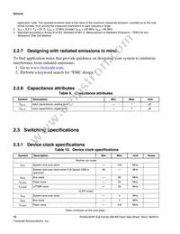 MK24FN256VDC12 Datasheet Page 16