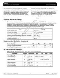 MK2703STR Datasheet Page 3