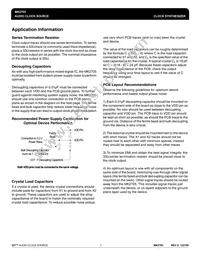 MK2705STR Datasheet Page 3