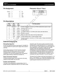 MK2716STR Datasheet Page 2
