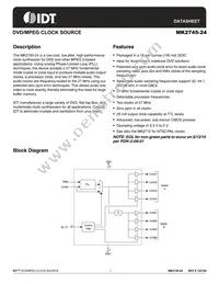 MK2745-24STR Datasheet Cover