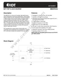 MK2761ASTR Datasheet Cover