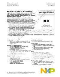 MK27FN2M0VMI15 Datasheet Cover