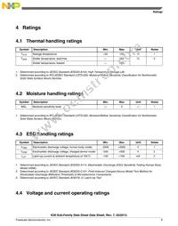 MK30DN512ZVLL10 Datasheet Page 9