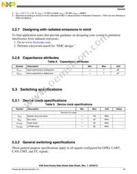 MK30DN512ZVLL10 Datasheet Page 19