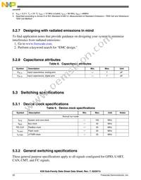 MK30DX256ZVMD10 Datasheet Page 20