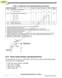 MK30DX64VLK7R Datasheet Page 14