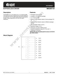 MK3807-01RITR Datasheet Cover