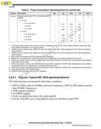 MK40DN512ZVLL10 Datasheet Page 18