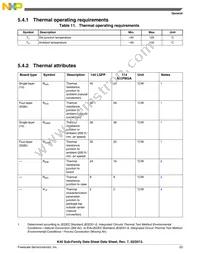 MK40DX128ZVLQ10 Datasheet Page 23