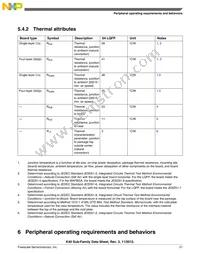 MK40DX256VLH7 Datasheet Page 21