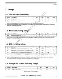 MK40DX256VML7 Datasheet Page 9