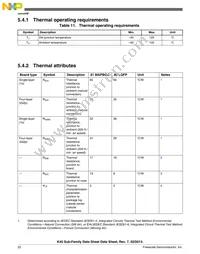 MK40DX256ZVMB10 Datasheet Page 22