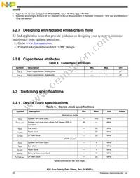 MK51DN512CLL10 Datasheet Page 20