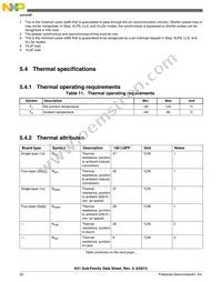 MK51DN512CLL10 Datasheet Page 22