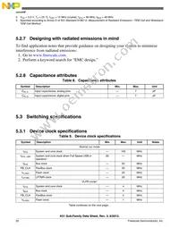 MK51DN512CLQ10 Datasheet Page 20