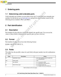 MK51DN512ZCLL10 Datasheet Page 4