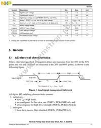 MK51DN512ZCLL10 Datasheet Page 11
