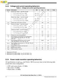 MK51DX128CLH7 Datasheet Page 14