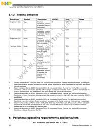 MK51DX128CLH7 Datasheet Page 22