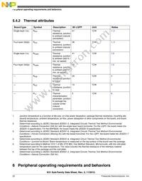 MK51DX256CLK7 Datasheet Page 22