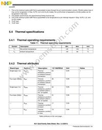 MK51DX256CLL10 Datasheet Page 22