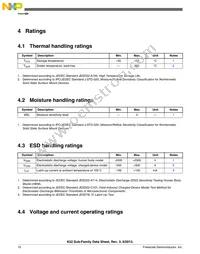 MK52DN512CMD10 Datasheet Page 10