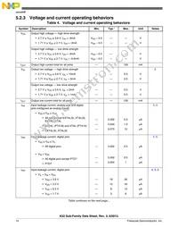 MK52DN512CMD10 Datasheet Page 14