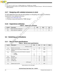 MK52DN512CMD10 Datasheet Page 20