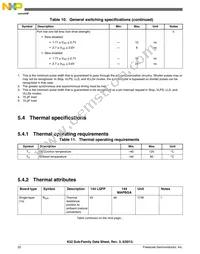 MK52DN512CMD10 Datasheet Page 22