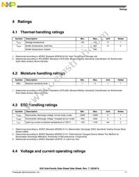 MK52DN512ZCMD10 Datasheet Page 11
