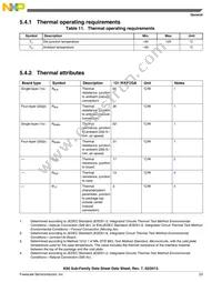 MK60DN512ZVMC10 Datasheet Page 23