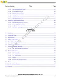 MK60DX256ZVLL10 Datasheet Page 21