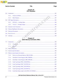 MK60DX256ZVLL10 Datasheet Page 22