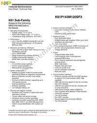 MK61FN1M0CAA12R Datasheet Cover