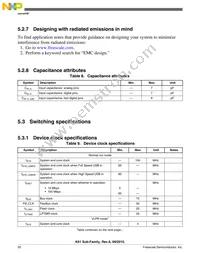 MK61FX512VMD15 Datasheet Page 20