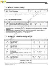 MK61FX512VMJ12 Datasheet Page 9