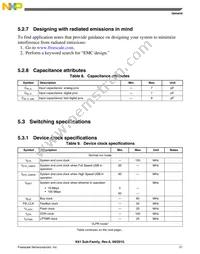 MK61FX512VMJ12 Datasheet Page 21