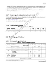 MK63FN1M0VLQ12R Datasheet Page 17